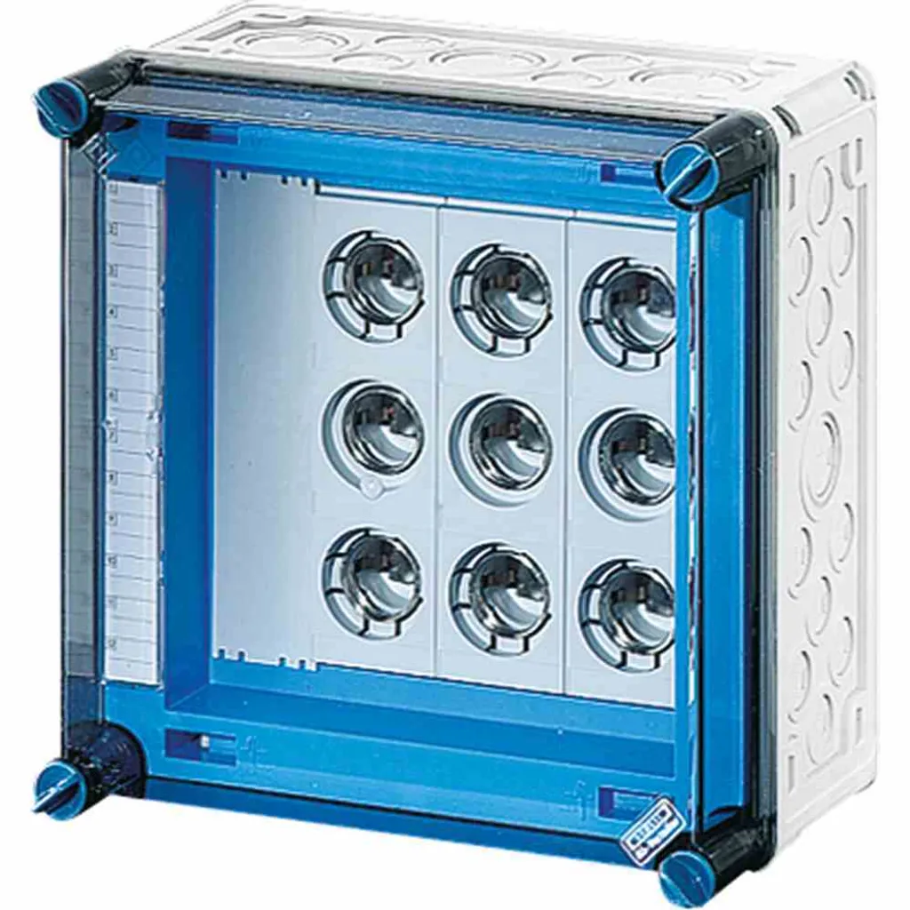 HENSEL Boîtier à fusibles 63A IP65 Vis uni Kst - Protection Électrique