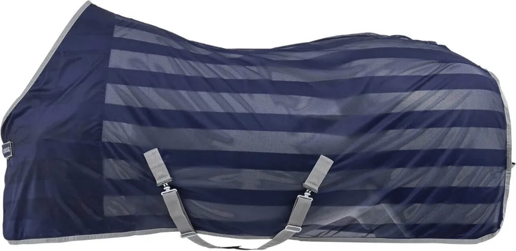 Busse transport fly rug STRIPE navy (argento), Busse_17_dimensioni:165 - 3