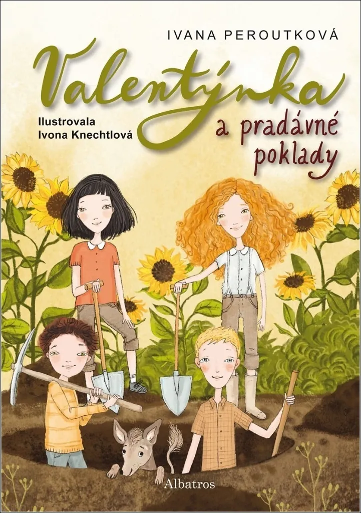 Roman jeunesse Valentýnka a pradávné poklady Ivana Peroutková broché