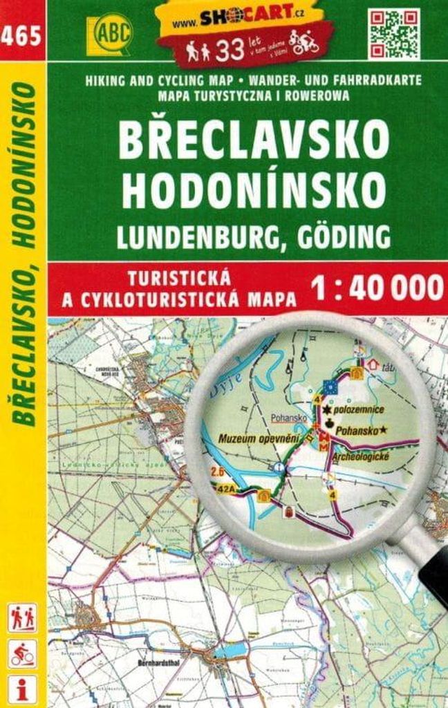Wanderkarte Tschechien Breclavsko Hodoninsko 1 : 40 000