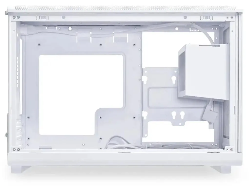 Boîtier PC Micro-ATX Lian Li A3-mATX White - Format Mini Tour Blanc