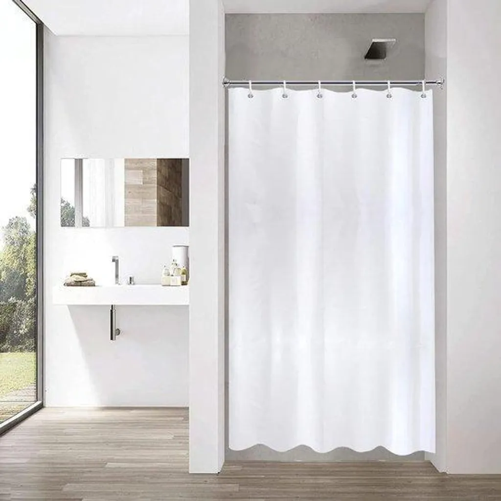 Rideau de douche imperméable 100 x 180 cm avec œillets métalliques