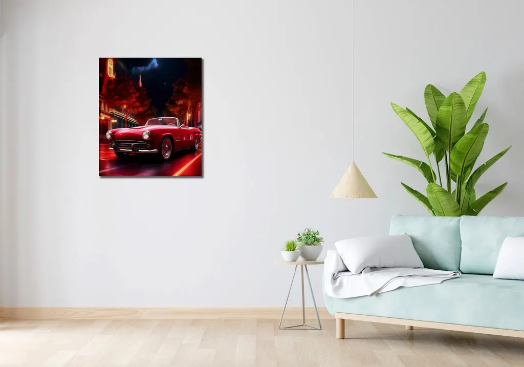Tableau Automobile Format 60x70 cm - Impression Haute Définition Wrzask - 2
