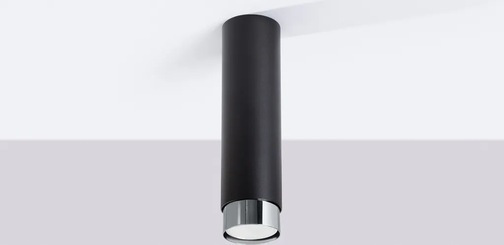Éclairage d'accentuation spot noir chromé Pure Lume idéal pour un salon - 2