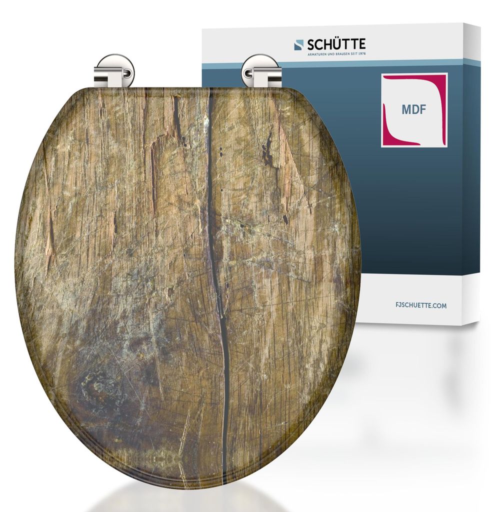 SCHÜTTE MDF WC Sitz SOLID WOOD, Toilettendeckel mit Produktbild 