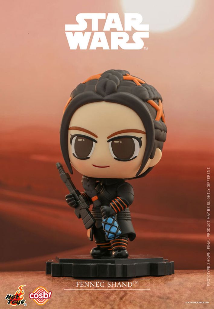 Star Wars: The Mandalorian Cosbi Minifigur Fennec Shand 8 cm
