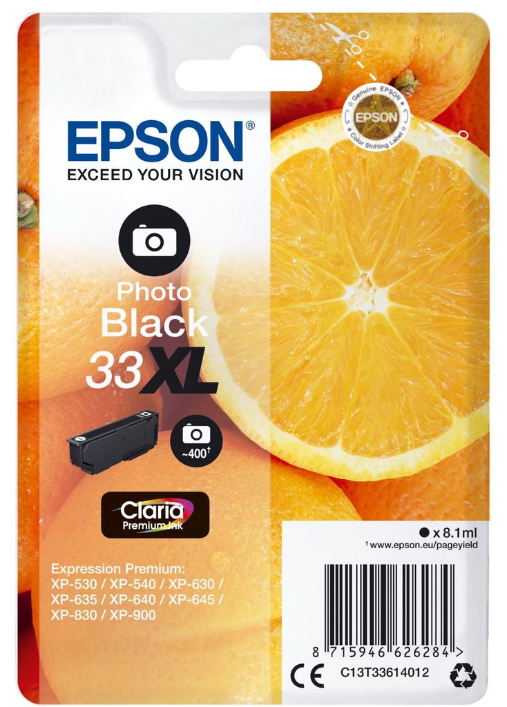 Epson Oranges C13T33614012 cartuccia d'inchiostro 1 pz Immagine del prodotto 
