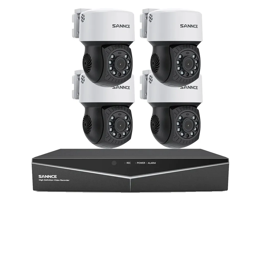 Système vidéosurveillance anti cambriolage caméra HD 2MP LILA tube