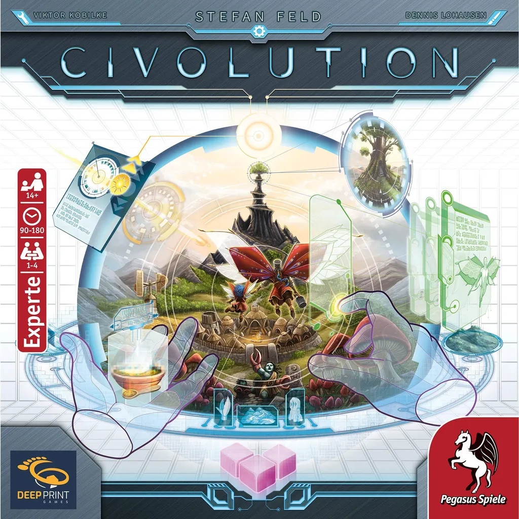 Jeu de societe Civolution Expert Board Game Allemand Plateau