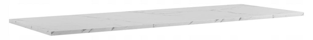 RODAN | Top lavabo 120 cm - Effetto marmo bianco - Laminato Immagine del prodotto 