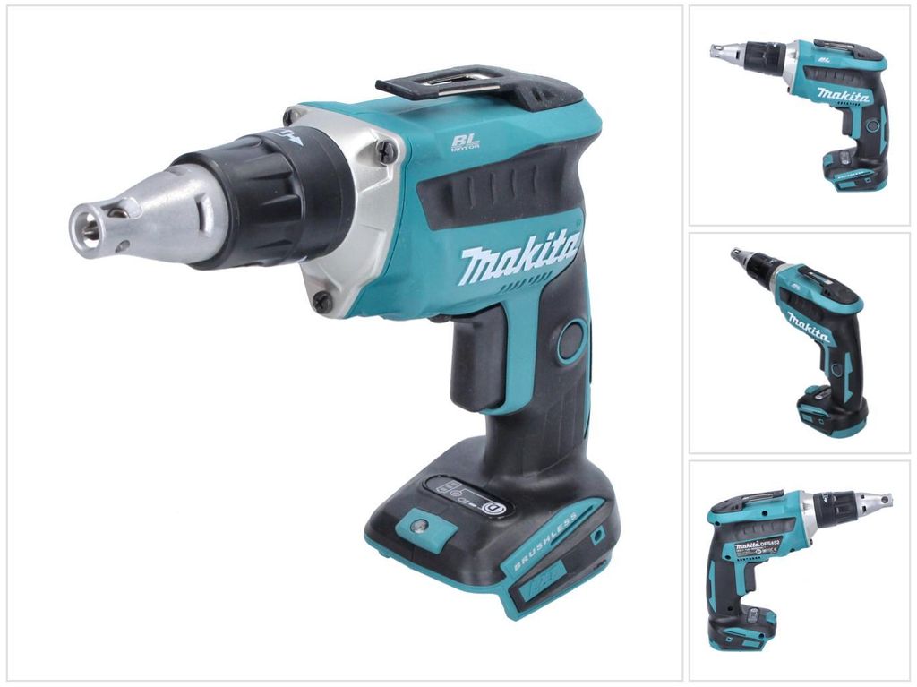 Makita DFS452Z, Czarny, Niebieski, Szary, Sprzączka, 4000 Zdjęcie produktu 