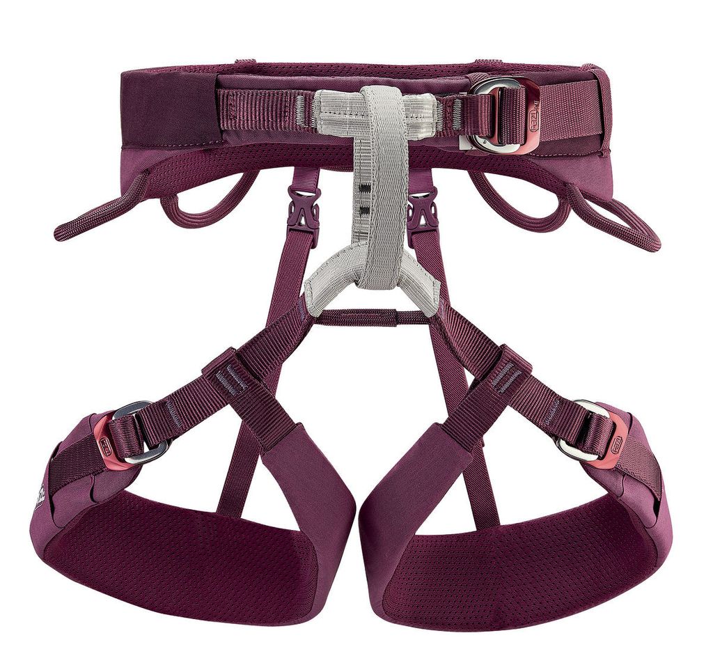 Petzl Luna, Eisklettern, Bergsteigen, Seitlich lösbare Schnalle, S, Violett, Weiblich, Nylon