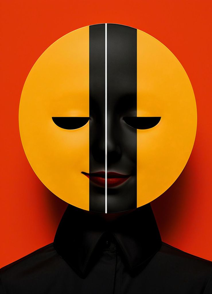 Plakat 20,5x28,4cm Zwei Gesichter der Realität