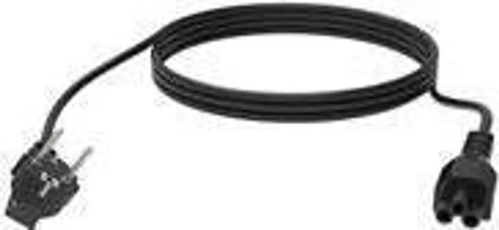 Cordon d'alimentation trèfle C5 Vision noir de 3 mètres pour PC portable