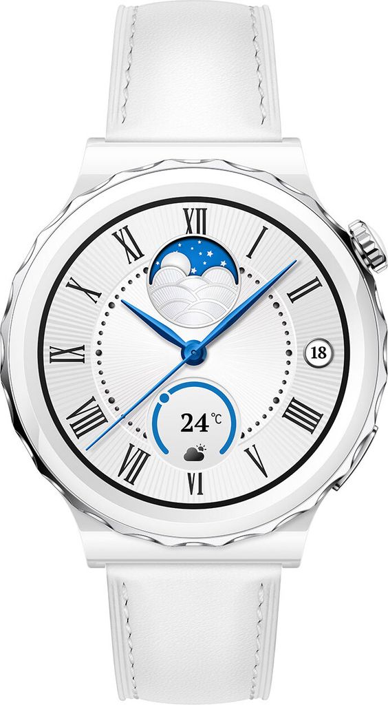 HUAWEI Watch GT3 Pro Smartwatch 43mm Keramik weißes Produktbild 