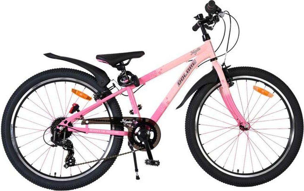 Volare Mystic Kinderfahrrad - 24 Zoll - Rosa - 7 Gänge Produktbild 