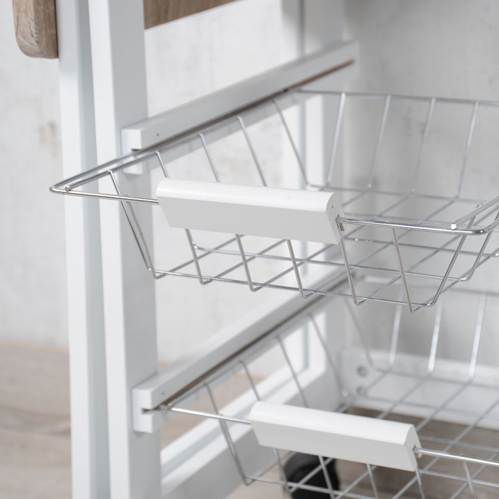 Wózek kuchenny Kesper z wysuwanym blatem 2581713 Zdjęcie produktu 5