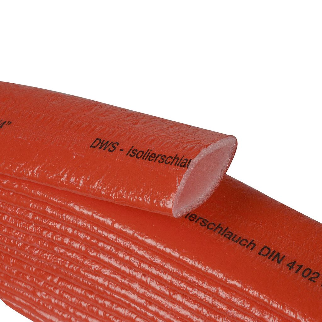 Schutzschlauch 10m Isolierschlauch rot Isolierung Dämmstärke 4-9mm
