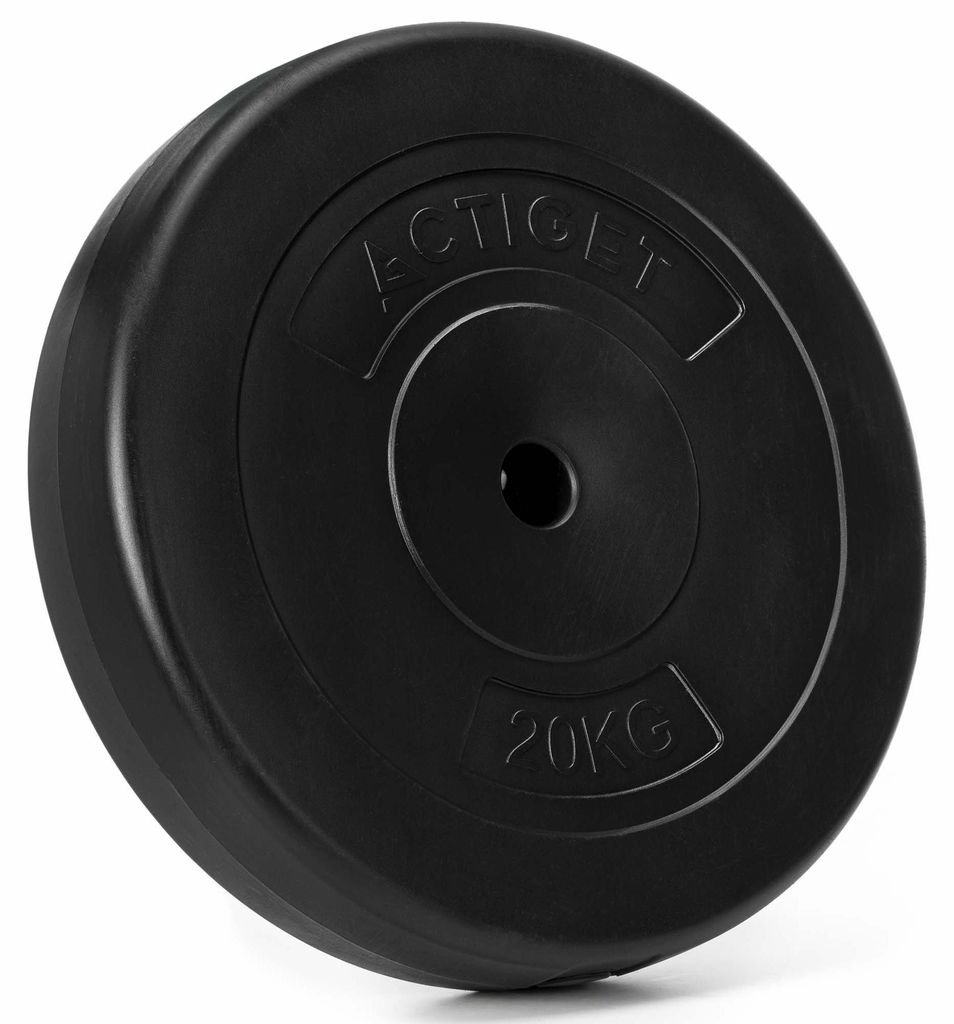 Disco ACTIGET da 20 kg per bilanciere e manubri, Ø 31 mm, Immagine del prodotto 
