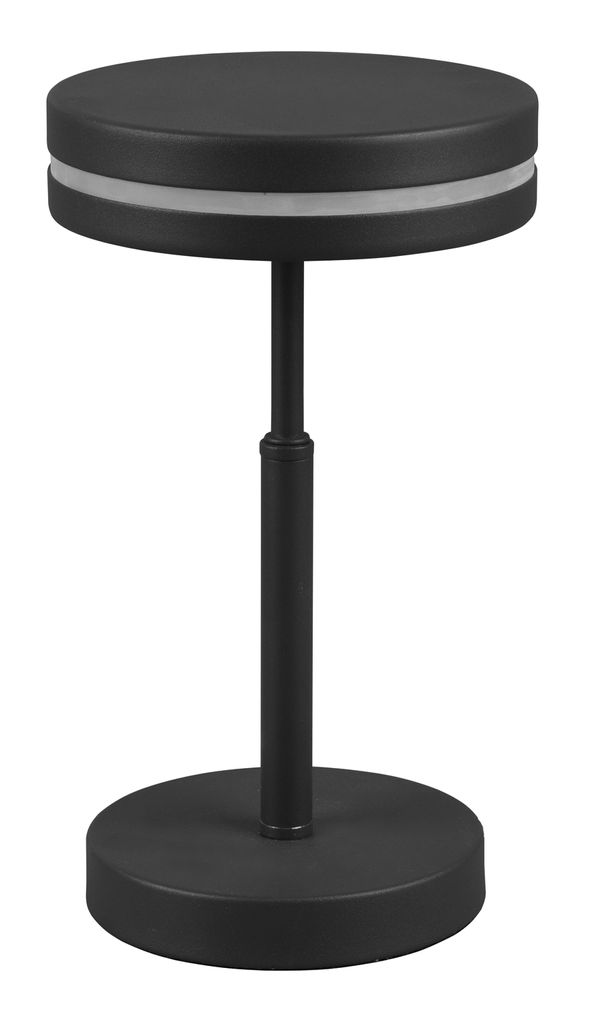 LED-Tischlampe - Anthrazit - Metall - H 25 cm
