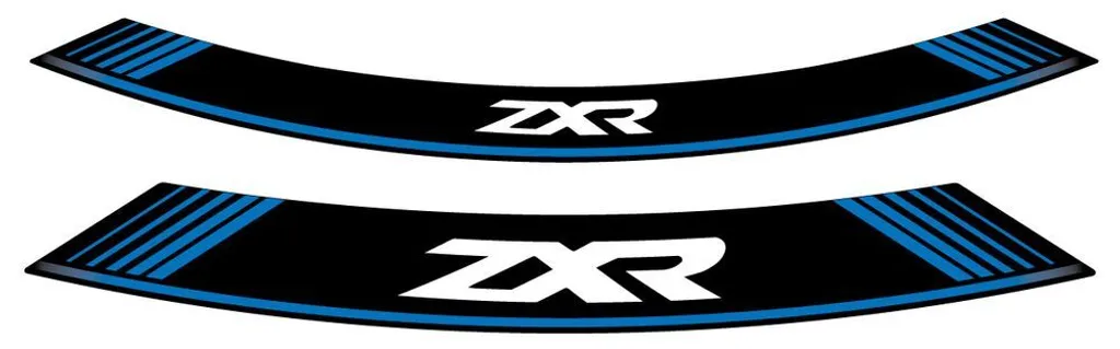 Liserés de jante PUIG 9292A pour KAWASAKI ZX-9R Bleu - Kit Adhésif