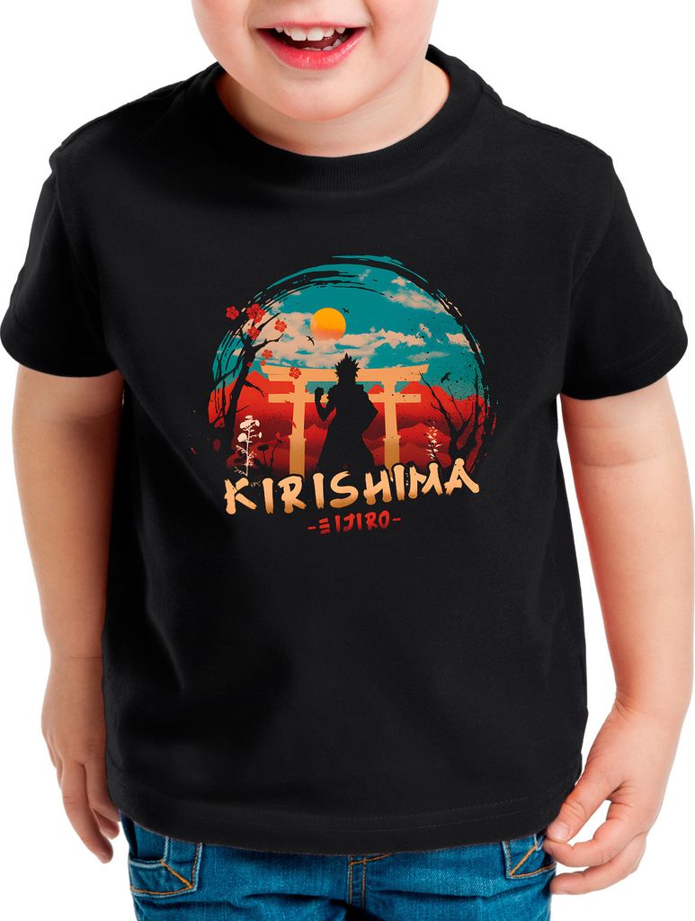 style3 Kirishima Kinder T-Shirt ninja anime manga cosplay