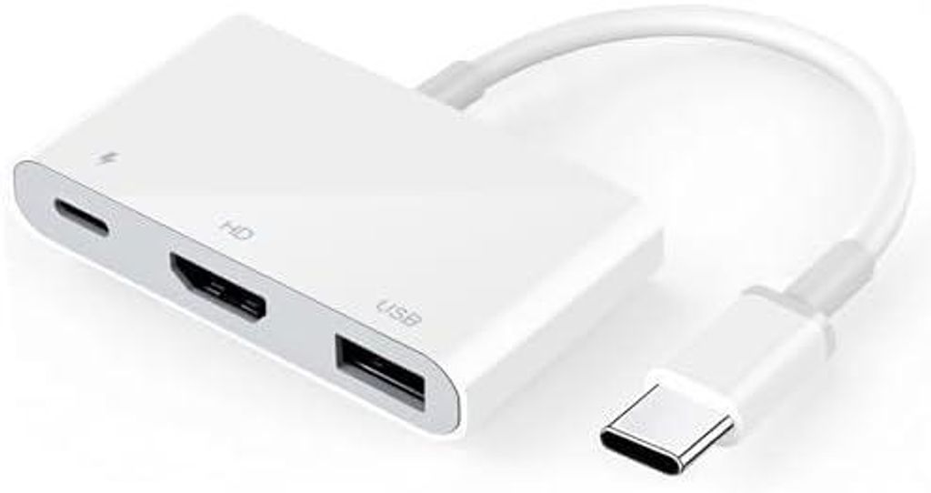 [Apple MFi-] USB-C HDMI Adapter 3-in-1 4K HDMI, 100W PD Produktbild 