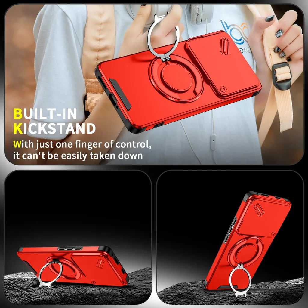 Custodia Rossa Infinix Note 40 Pro: Stile Urban e Sicurezza Pro - 5