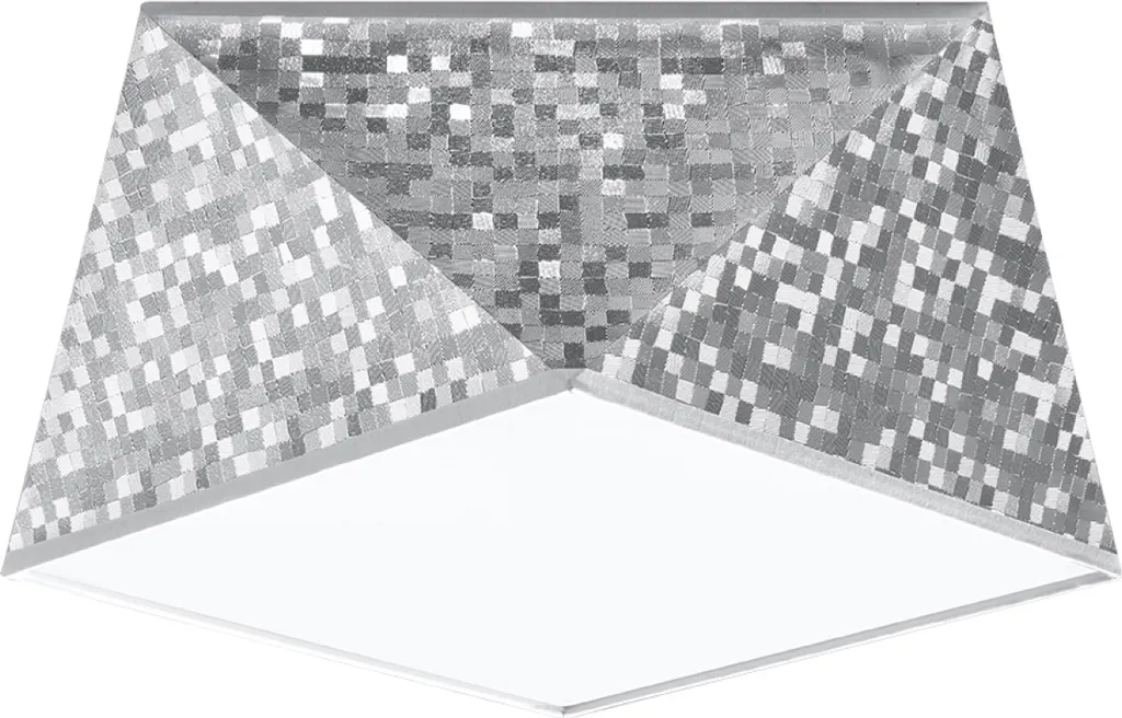 LUMILO IMPACTO Lampada da Soffitto E27 Argento | Plafoniera Dimmerabile