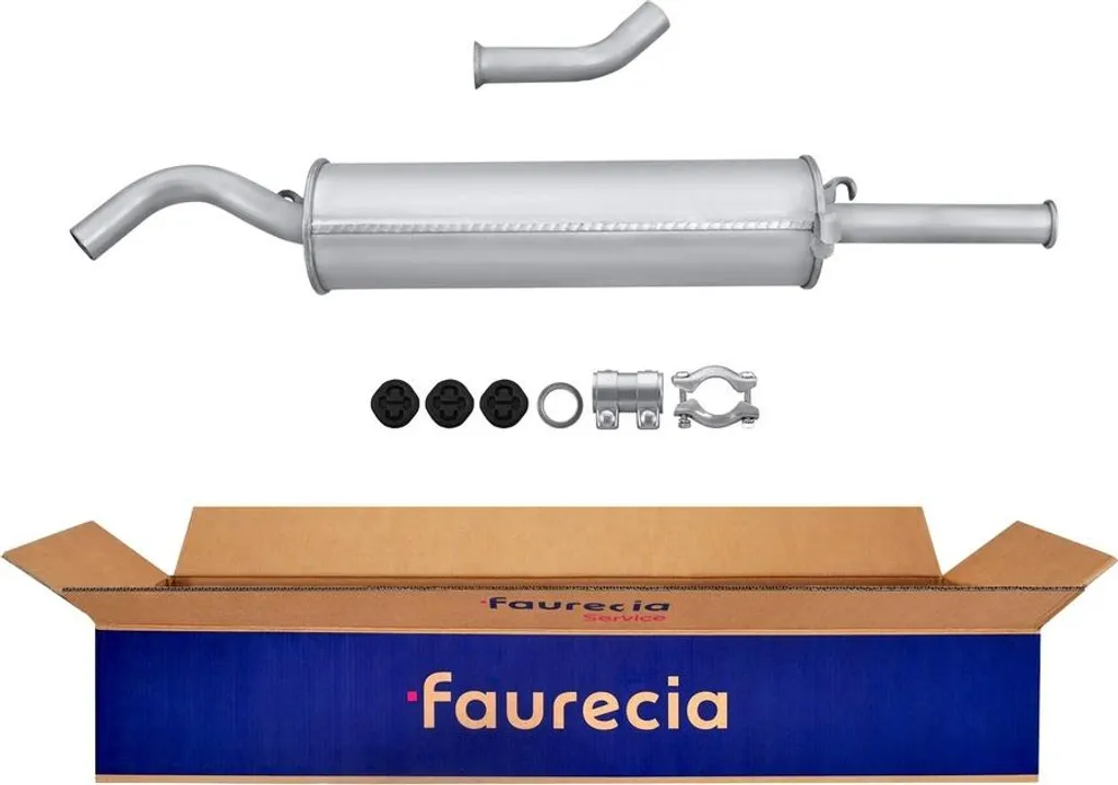Silencieux arrière FAURECIA pour réparer un échappement de LADA SAMARA