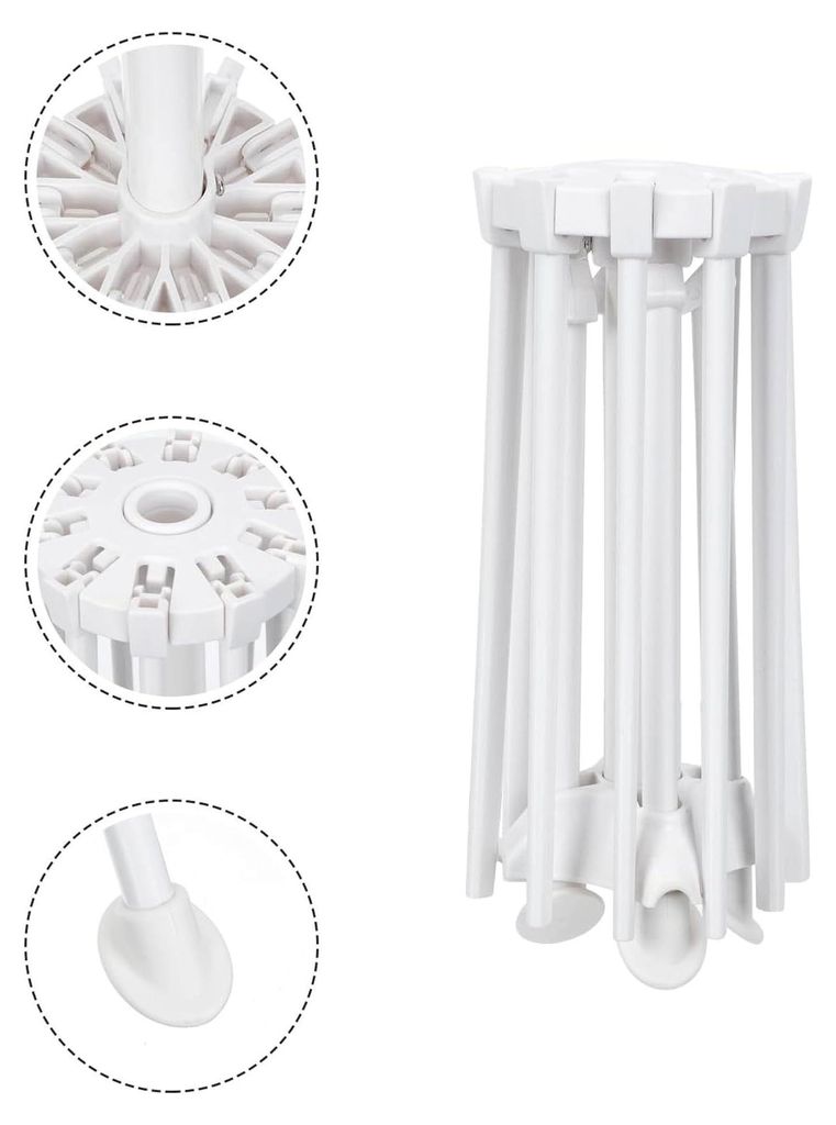 Faltbarer Nudeltrockner aus lebensmittelechtem ABS-Kunststoff, kompakt und rutschfest für die Küche