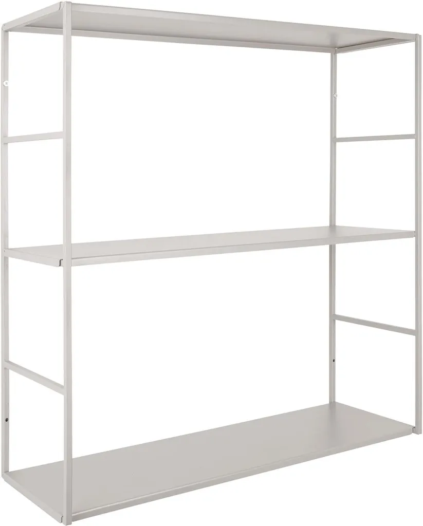 Étagère de rangement murale design moderne 60 x 45 cm pour salon et bureau