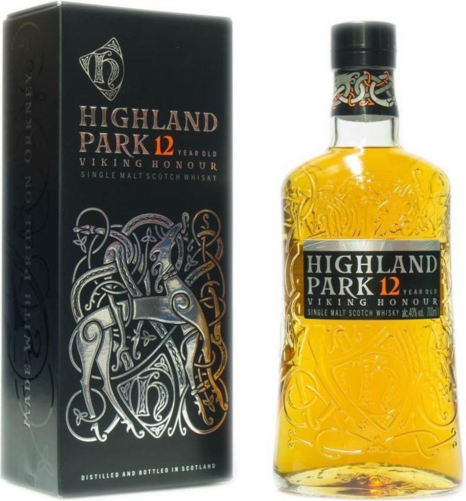 Whisky escocés Single Malt Highland Park 12 años, edición Imagen del producto 