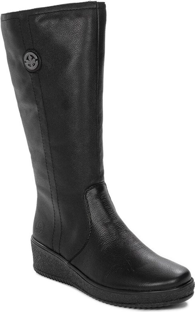 Rieker Stiefel Schwarz in Gr. 39