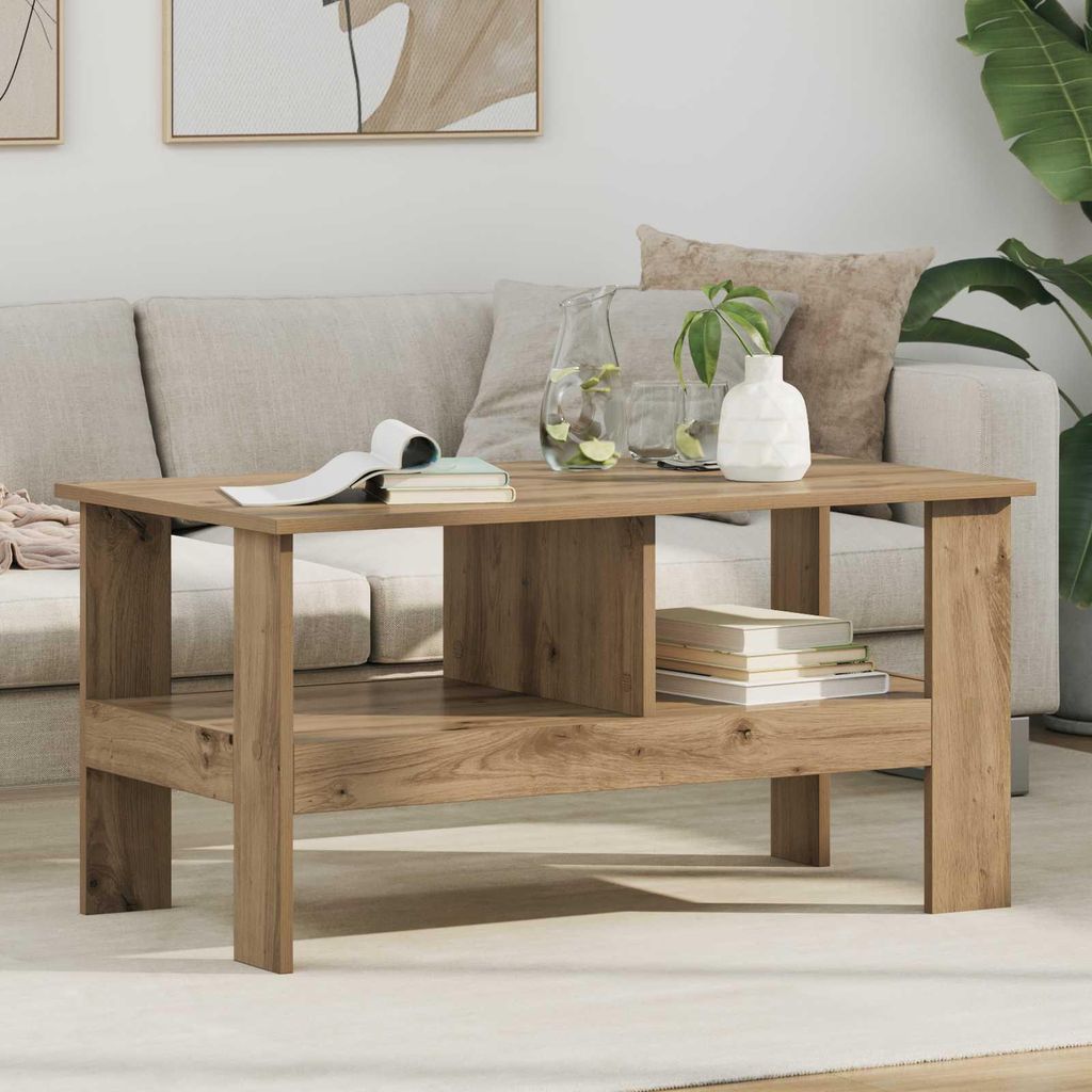 Maison Exclusive - Couchtisch Artisan-Eiche 90 x 50 x 45 cm Holzwerkstoff