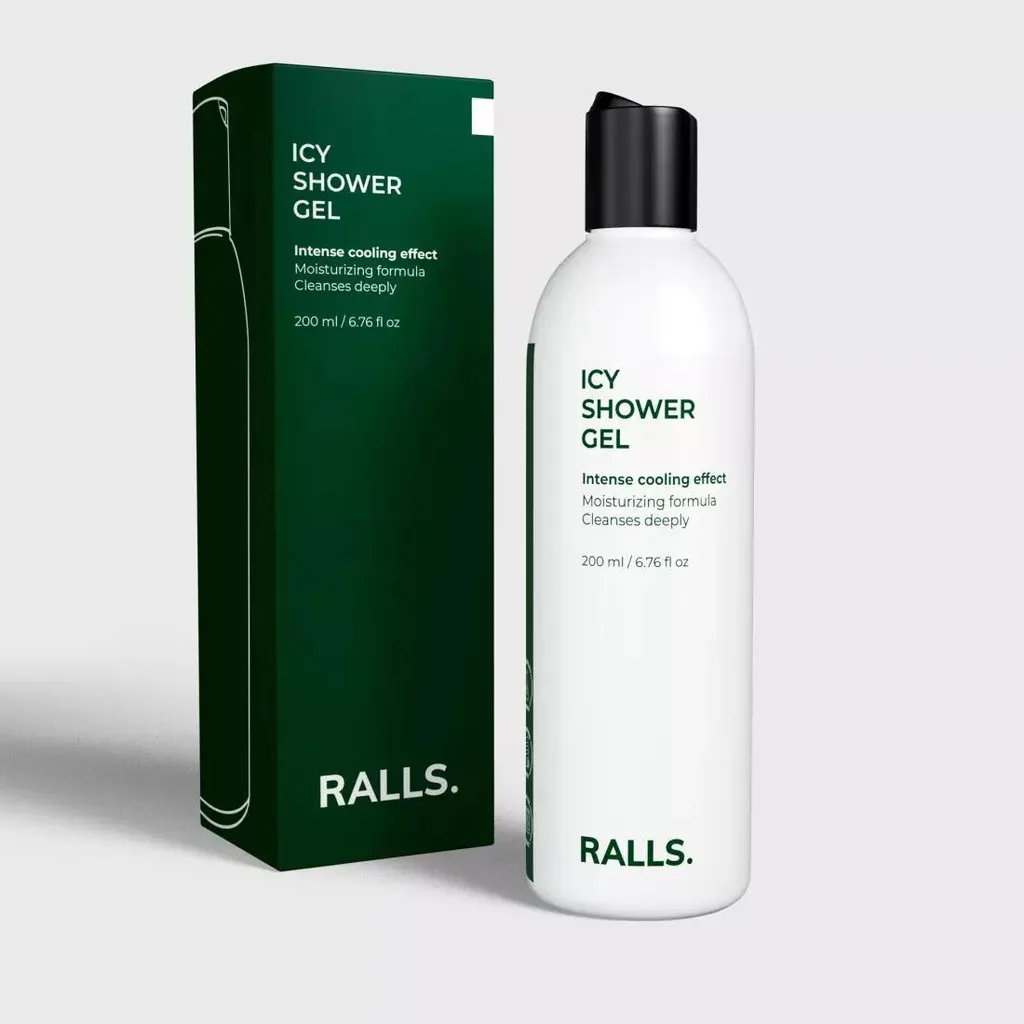 Soin lavant corps rafraîchissant Ralls. 200 ml pour une peau tonifiée