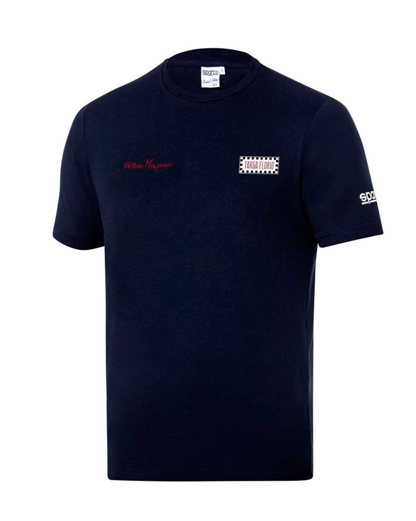 Superangebot: Sparco Targa Florio T-Shirt Merzario #AM1 – Größe XXXL – Farbe Marineblau