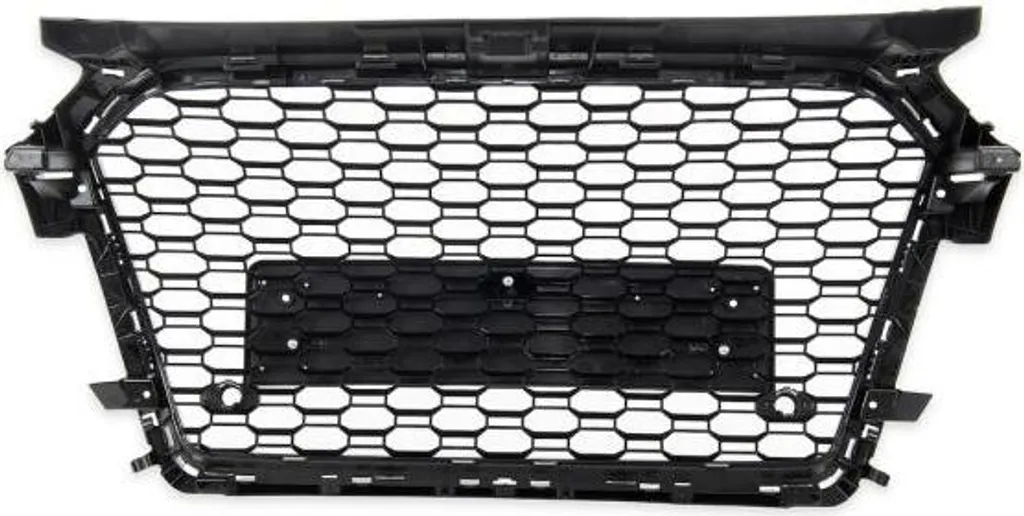 Grille de radiateur nid d'abeille noir brillant Audi A1 8X de 2015