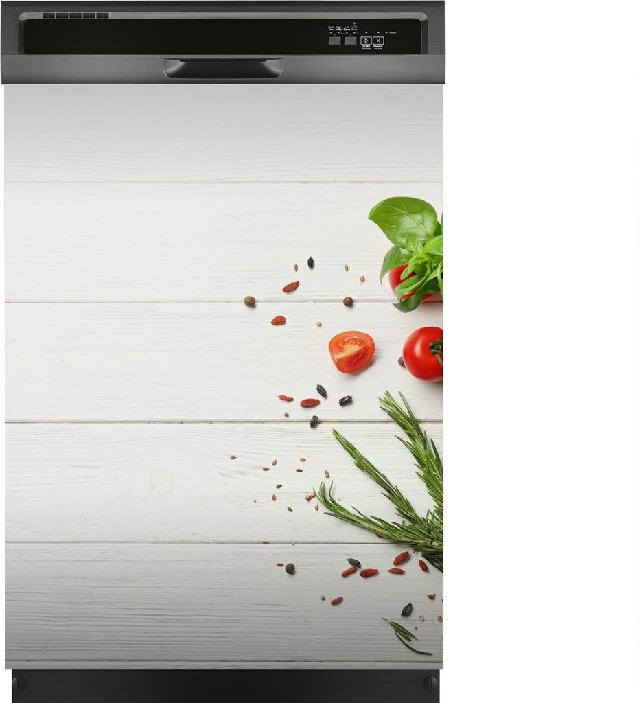 Magnete Dekorative 60x80 cm Küche Magnetmatte Spülmaschine - Gewürze Gemüse