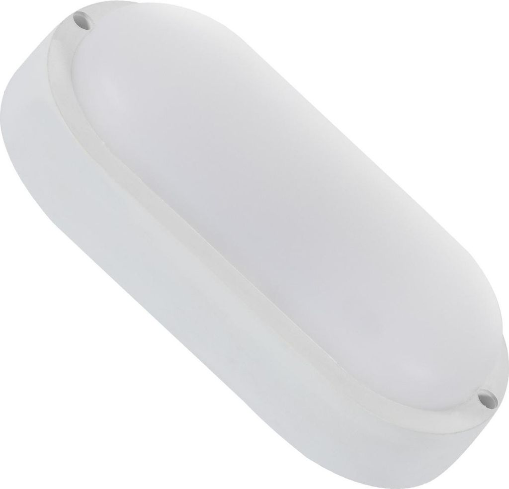LED-Deckenleuchte 25W Oval für Aussen 96x198 mm IP65 Weiss 5000K Kaltweiß