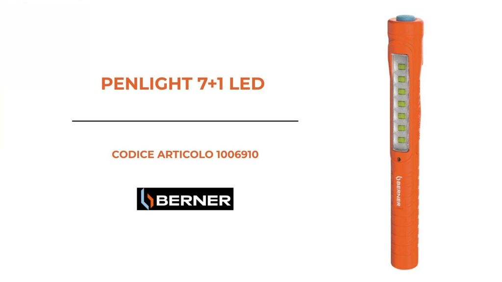 Berner LED torcia a penna 7+1 Micro USB 200559 (torcia) Immagine del prodotto 