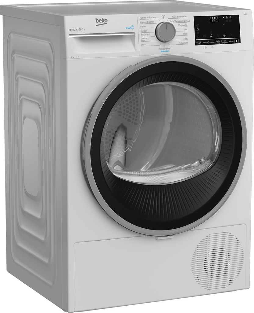 Beko B3T22491 Wärmepumpentrockner Trockner 8kg Aquawave Restzeitanzeige