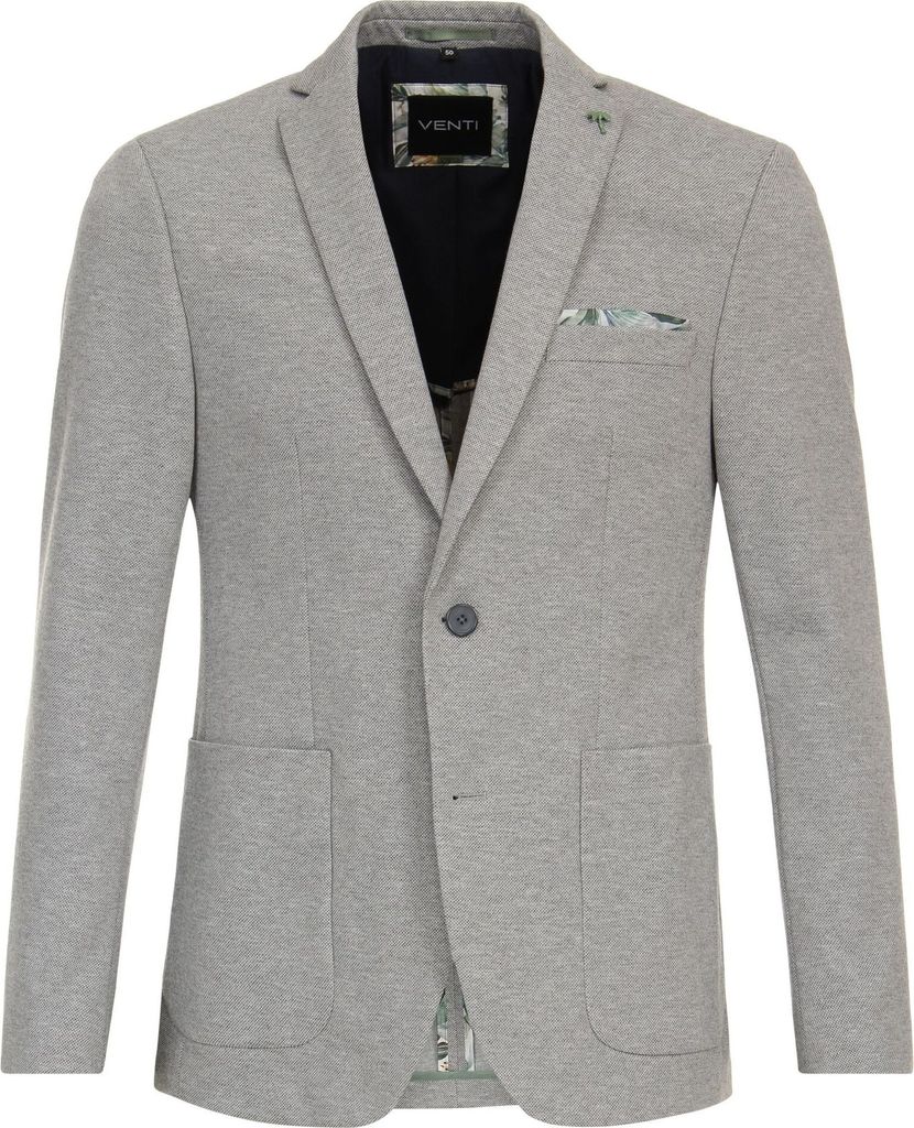 Venti Herren Sakko - Casual Blau, 69% Polyester, Gr. 106