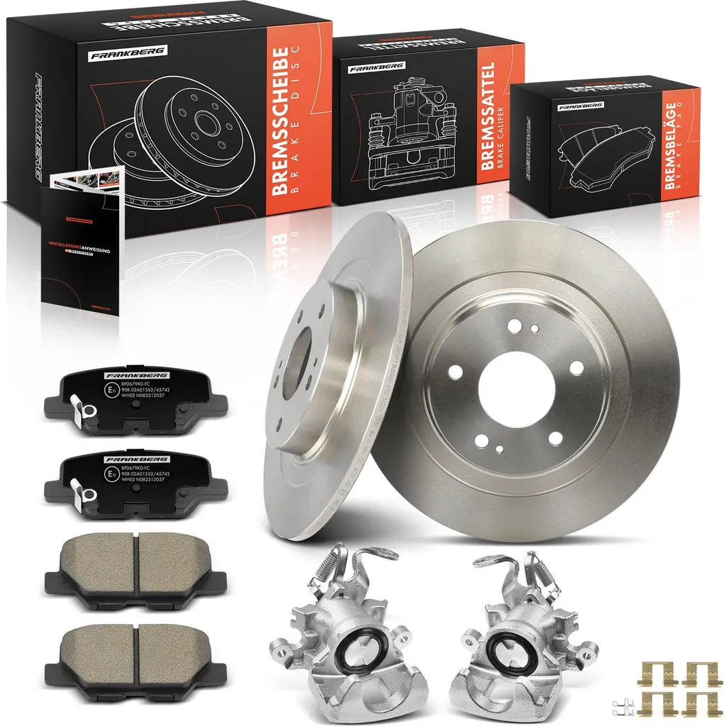 Disques et Plaquettes Arrière avec Étriers pour Mitsubishi ASX Van