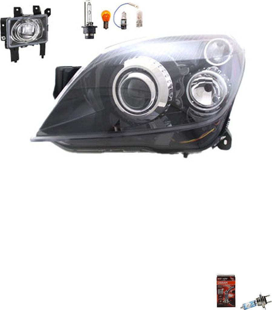 Johns, Scheinwerfer Osram Night Breaker Laser passend für Opel Astra H 03/2004- Xenon LI 1216663 1216565 1710368 13243424 13261999 6710051