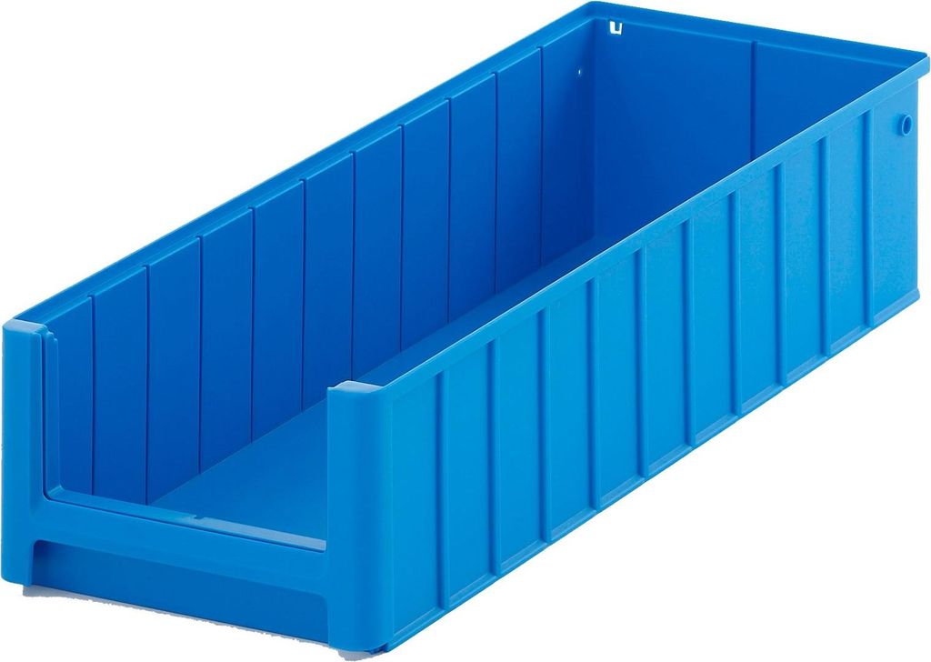 8x Regal- und Materialflusskästen Himmelblau ähnlich RAL 5015