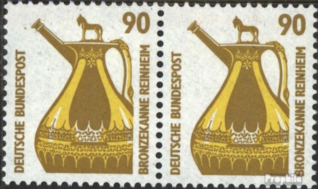 Briefmarken BRD (BR.Deutschland) 1988 Mi 1380wP waagerechtes Paar gestempelt Sehenswürdigkeiten