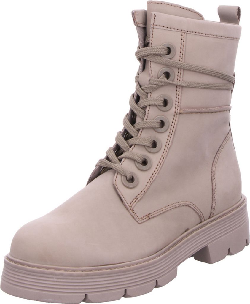 Marco Tozzi Boot - Beige Nubukleder Größe: 42 Normal