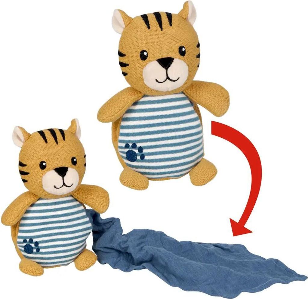 Little Wonder Kuscheltier mit Schnuffeltuch - Tiger