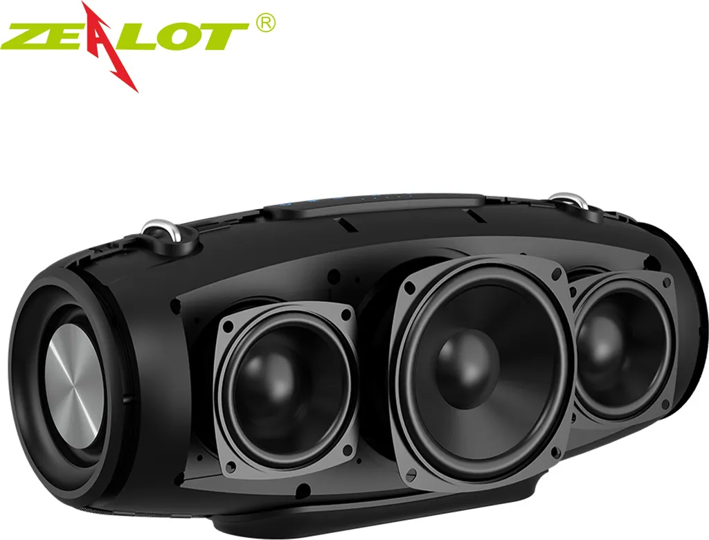ZEALOT S67 60W Enceinte Bluetooth Étanche IPX6 - Son Puissant sans Fil